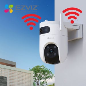 회전형 실외 무선와이파이 CCTV 듀얼뷰 카메라 외부 감시 실시간 야외 CC카메라 스마트알림