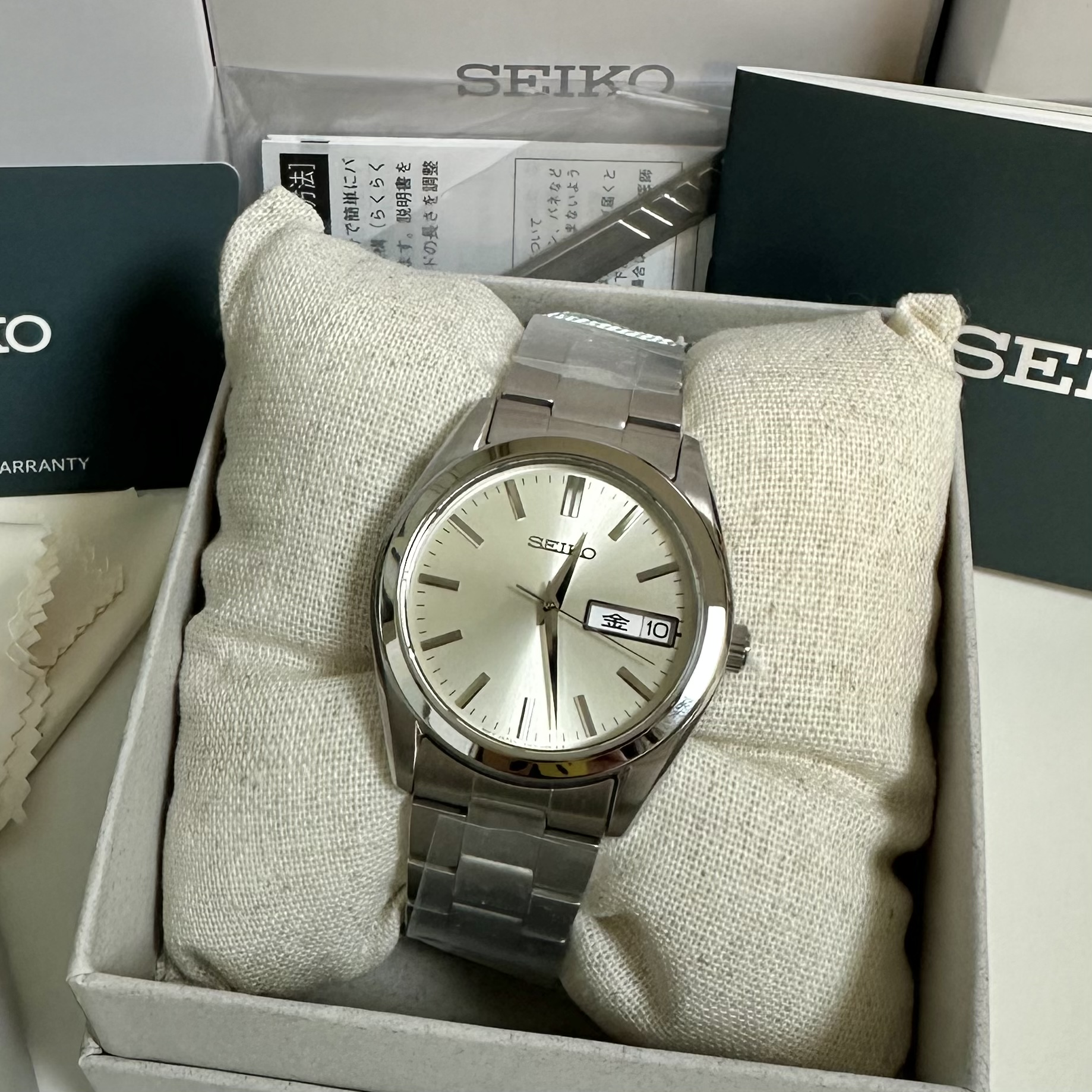 [보증서 관세포함]세이코 SBTH007 시계 샴페인 골드 SEIKO 남성 메탈