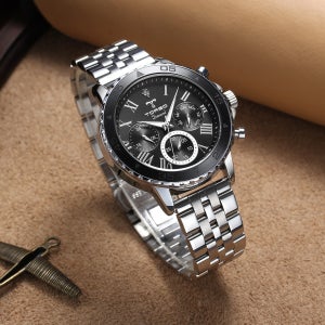 T76-SBS 토르소 T76 남자 남성 메탈 명품 다이아몬드 손목 시계 가죽밴드포함