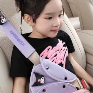 [그루비마켓] 공식 정품 산리오 보조 안전 벨트 세트 캐릭터 키티 시나모롤 쿠로미 마이멜로디 목 조임 방지 어깨 커버 시트 보조 벨트