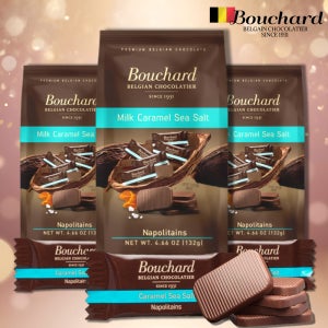 부샤드 초콜릿 카라멜 씨솔트 132g x 3개 고급 벨기에초콜릿 선물