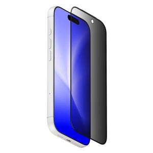 지모 사생활 보호 강화유리 액정 보호필름 아이폰15 프로 맥스, 1매입