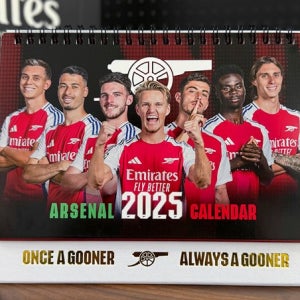 프리미어리그 2025년 달력 아스날 탁상 캘린더