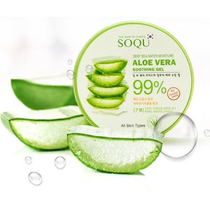 소큐 딥씨워터 촉촉한 수분 모이스춰 알로에베라 99% 수딩젤 피부 진정 크림 300g