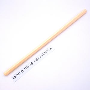 편백나무 2x50cm 뱀부스틱 경락 마사지봉 괄사봉 마사지스틱