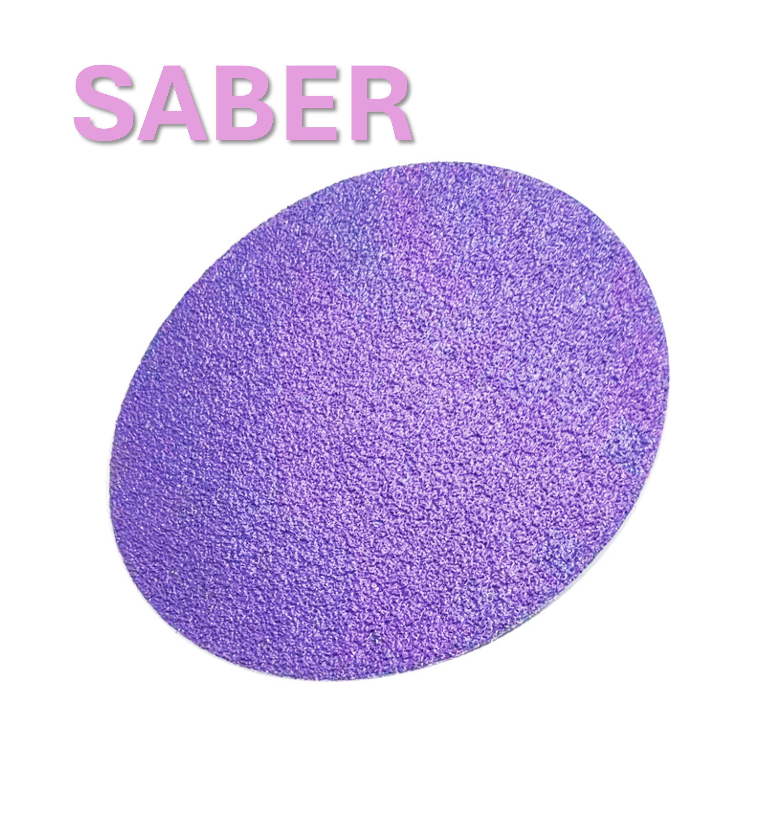 SABER 125mm(5인치) 무홀 세라믹 필름 원형사포 입도 80 (1BOX 100장)