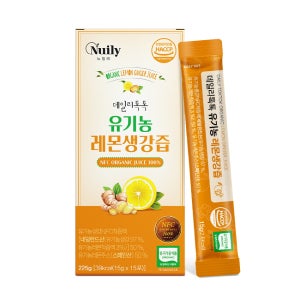 유기농 레몬생강즙 레몬 생강 착즙액 데일리톡톡