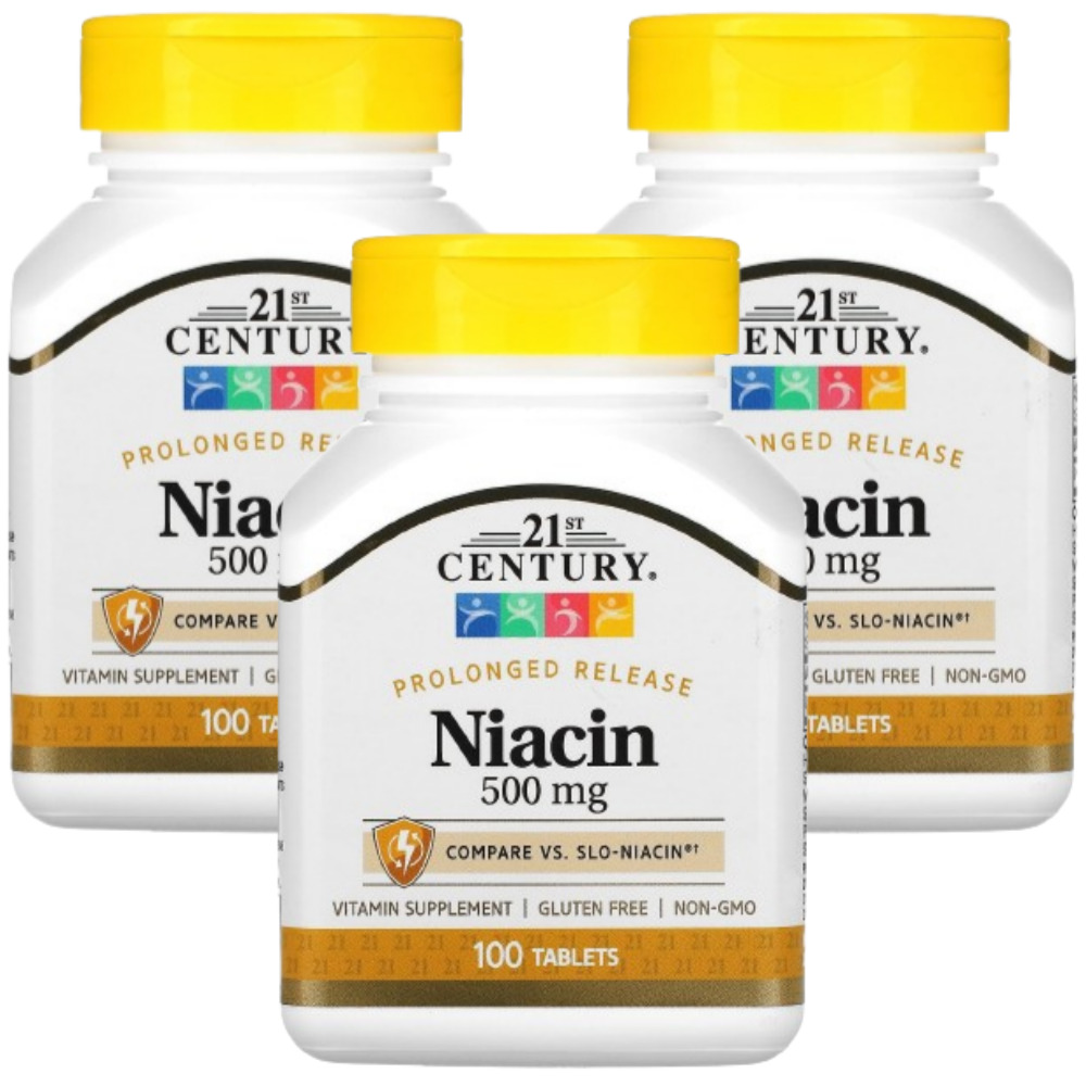 21세기센트리 니아신 <b>나이아신</b> Niacin 500mg 110정 3개