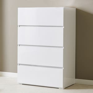 대형4단서랍장 화이트 넓은공간 두꺼운옷수납 베스트리뷰시 이케아 도마