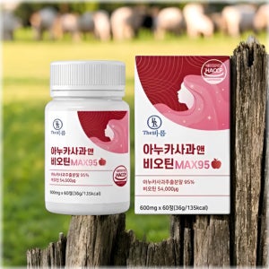 아누카사과 비오틴 건조 맥주효모 검정콩 60정 1개