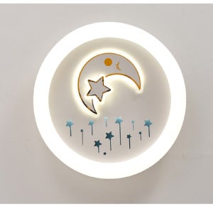 별달 LED50W (전구 주백 혼합색) 키즈방등 어린이조명 아이방등 솔라나