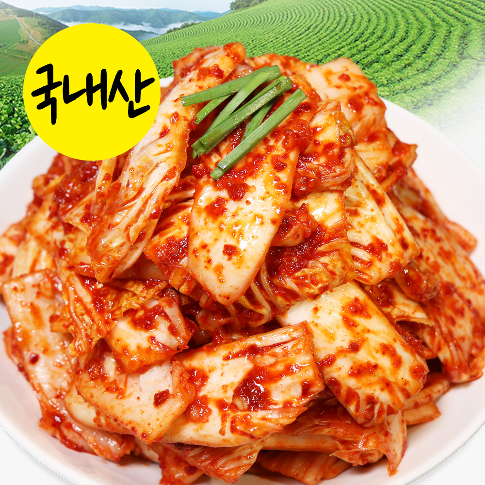 국내산 배추 겉절이 김치 2kg (8,720원) (무료)