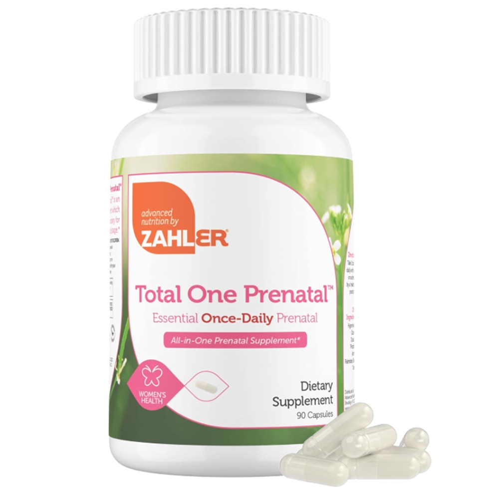 <b>자일러</b> Zahler Total One Prenatal <b>종합비타민</b>+미네랄 90캡슐