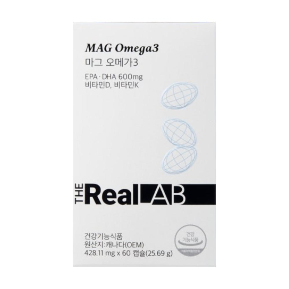 MAG 오메가3 <b>더리얼</b>랩 마그 omega3 the real lap 메그 후기 효능