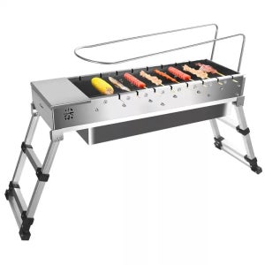 양 꼬치 구이 그릴 캠핑 바베큐 야외 휴대용 전기 USB 충전 그릴(단품)