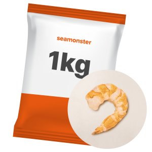 씨몬스터 국내산 손질 새우살 1kg 벌크 첨가물 없는 냉동 새우