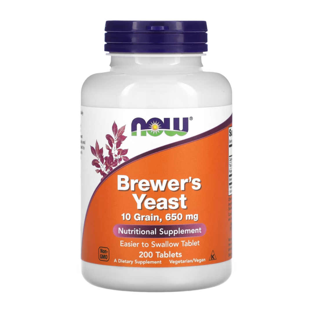 나우푸드 맥주 효모 <b>200정</b> <b>브루어스 이스트</b> 단백질 NOW Brewer’s Yeast