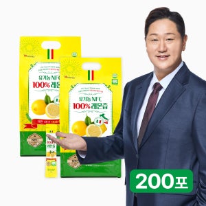 BD사이언스 이대호 레몬즙 스틱 NFC 유기농 착즙 이탈리아 레몬수 100포, 2개