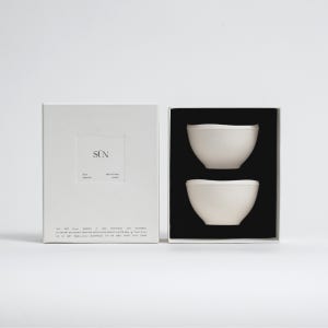 [크리스마스 에디션] 이도도자기 순 막걸리잔 세트 2P (2 colors) 집들이 신혼 커플선물