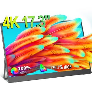 EViCiV 에비크 3세대 4K 휴대용 포터블 모니터 보조 듀얼모니터 43cm(17인치)