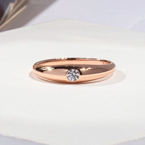 1부 천연 다이아 반지 현대 우신 젤링 결혼 기념일 생일 선물 여자 친구 14K 18K