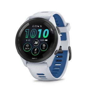 가민 포러너265 러닝 GPS스마트워치 화이트, 46mm