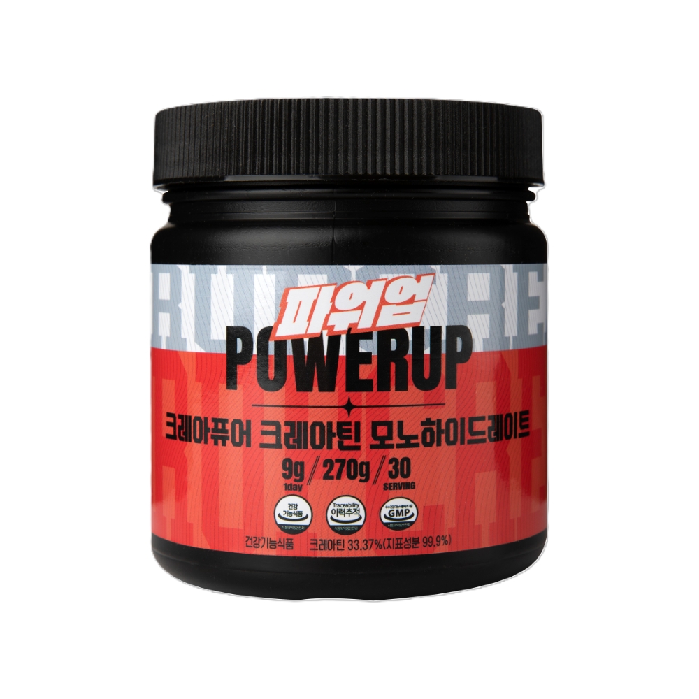 타트체리맛 독일산 <b>크레아틴</b> 모노하이드레이트 <b>파우더</b> 헬스 부스터 보충제 270g