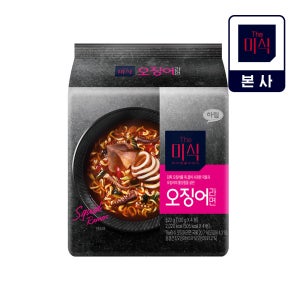더미식 오징어라면 130g, 4개