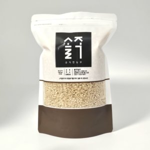 간편보관 지퍼팩 소포장 느림보현미 현미쌀 1kg, 1개