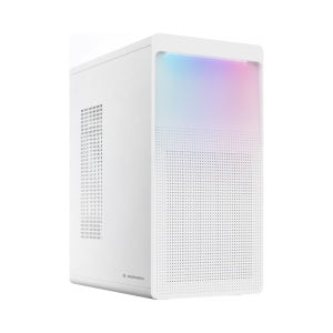 마이크로닉스 WIZMAX 오로라 미니타워 PC 케이스 화이트