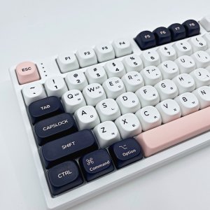 단독제작 GMK 올리비아 키캡 PBT MOA 조약돌 5면 염료승화 MAC, 한글각인