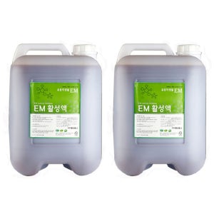 EM활성액(19L) 2개 시설재배 발효액 악취제거 수질정화 음식물처리 퇴비발효 정화조