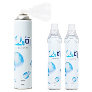 오투미 가정용 휴대용 산소호흡기 산소캔 3개 대용량 산소통 식약처승인