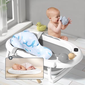[할인팩] 니스툴그로우 아기공룡 접이식욕조+신생아 체중계