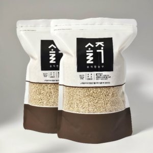 고품질 햅쌀 소포장 지퍼팩 느림보현미 현미쌀 1kg, 2개