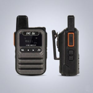 2대세트 고성능 디지털 생활무전기 나노Q6 스키장 미용실 병원 캠핑 무전기