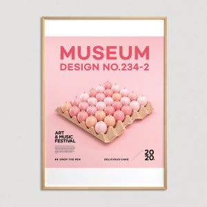 계란 포스터 액자 소품 거실 집꾸미기 벽장식 프레임 대형 a3