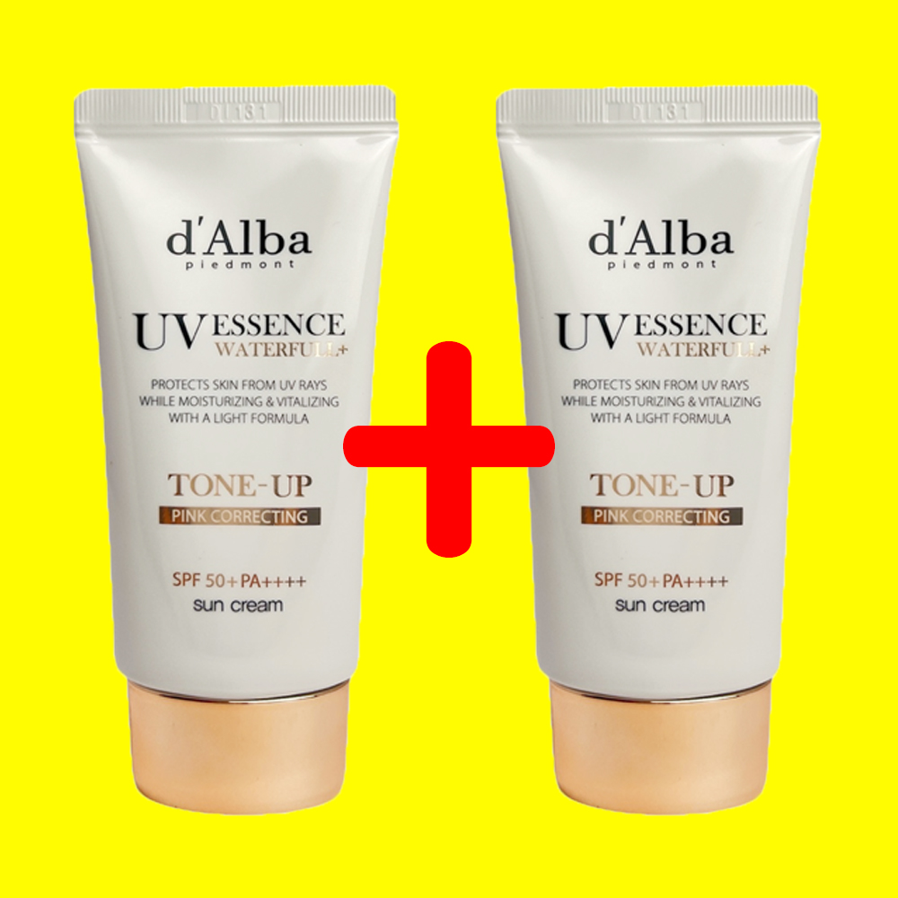 달바 워터풀 핑크 톤업 선크림 50ml+50ml 톤업자차 썬크림