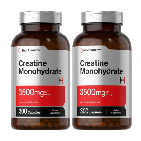 호바흐 <b>크레아틴 모노하이드레이트 3500mg</b> 300캡슐 2팩