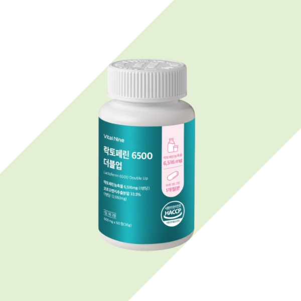 <b>운동전후</b> 락토페린 6500 더블업 600mg x 60정 1개