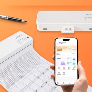 [당일출고] 비모 300dpi 휴대용프린터 A4 블루투스 무선 감열식 미니프린터 라벨 모바일 수험생선물 열전사 프린터기