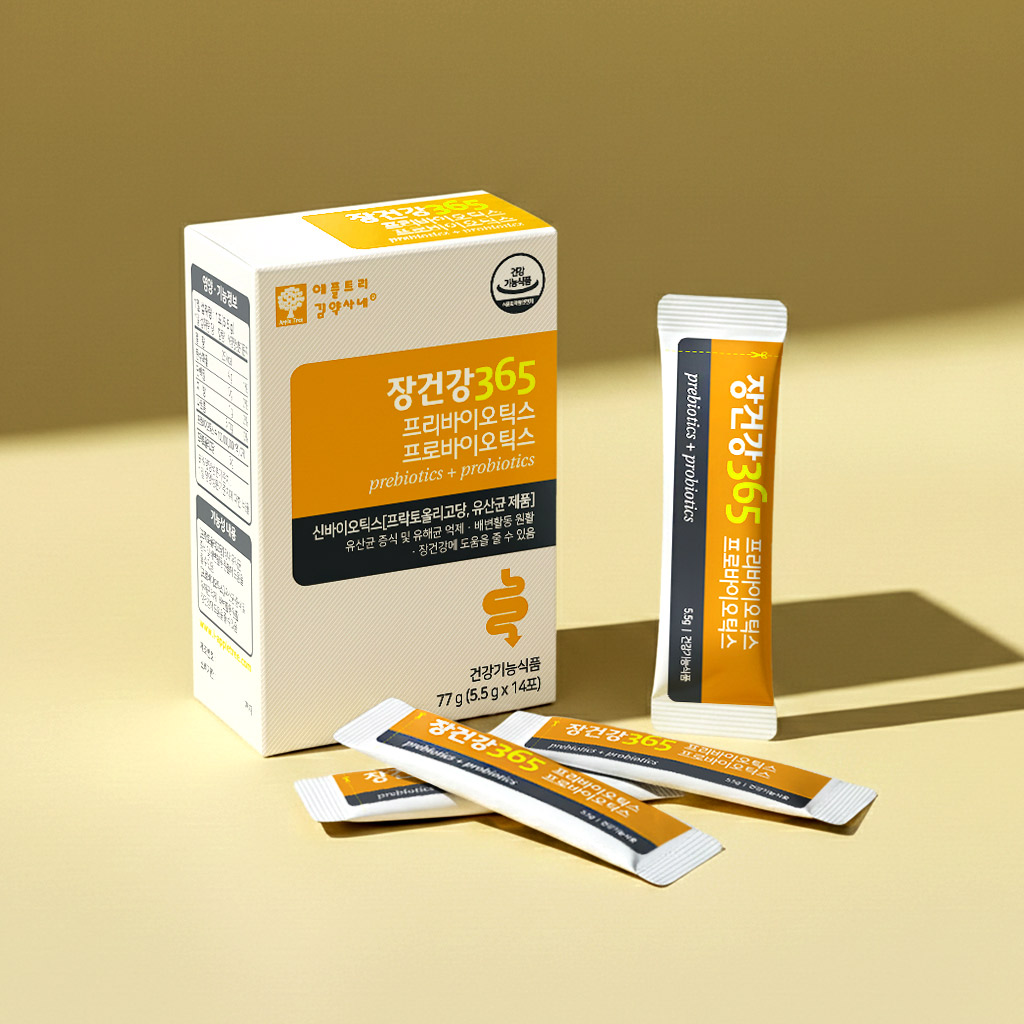 유산균 <b>장건강365</b> <b>애플트리김약사네</b> <b>프로바이오틱스</b> 14포, 1개