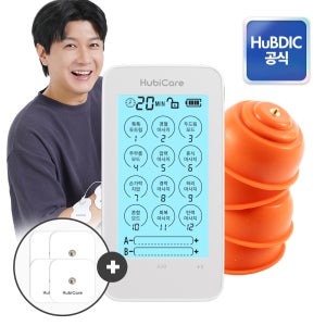 휴비딕 웨이브펄스 스마트 저주파마사지기 충전식 EMS 전기 자극 안마기 터치형 HMB-5000+흡착패드
