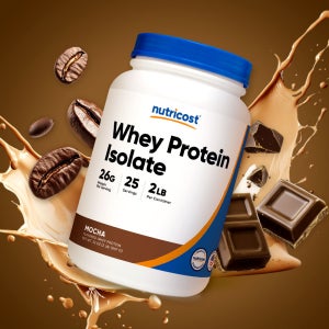 뉴트리코스트 분리유청 단백질 맛있는 보충제 WPI 프로틴 모카맛, 907g, 1개