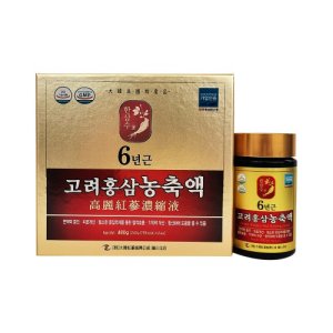 고려홍삼농축액 6년근 240g 2병 홍삼 진액 농축액 쇼핑백포함