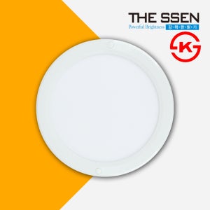 더쎈 KS 에코 20W 250mm(10인치) 슬림엣지 원형 직부등 복도 계단 현관