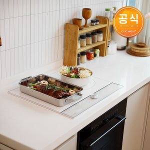 쿠첸 인덕션 전기레인지 CIR-EW33KD2B1 화이트 1등급 올파워 3400W 자가설치