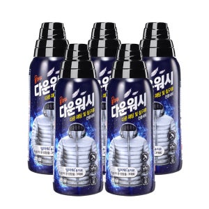 울샴푸 다운워시 800ml 용기 풍성함 유지 패딩세탁 구스 침구세탁 세제 5개