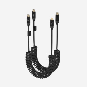 스프링 C타입 to C 100W 240W 5A PD LED 디스플레이 고속충전 케이블