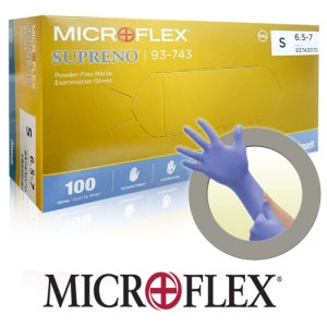 안셀 마이크로플렉스 수프레노 93-743 Microflex Supreno 일회용 니트릴장갑 100매